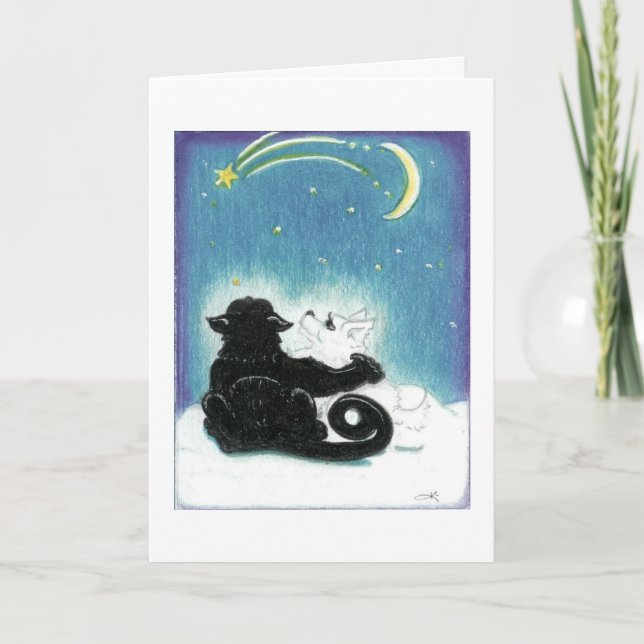 Cartão De Festividades Desejo (Frente)