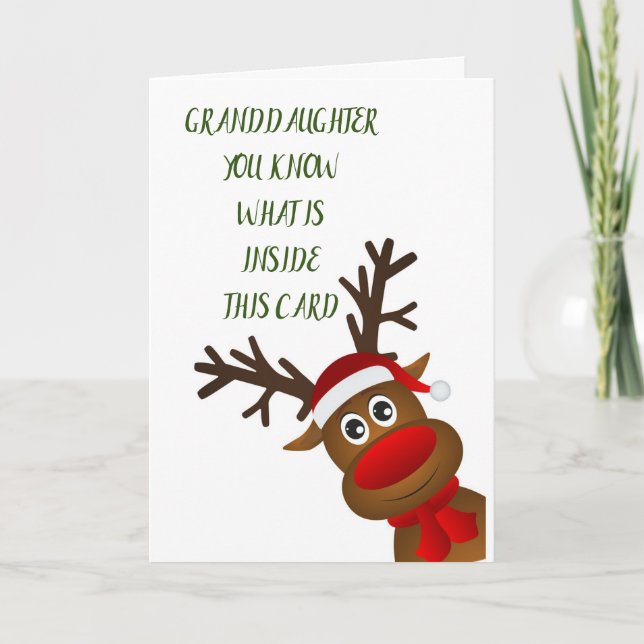 CARTÃO DE FESTIVIDADES DESEJO DIVERTIDO E LEGAL PARA VOCÊ *AVÓ* (Frente)