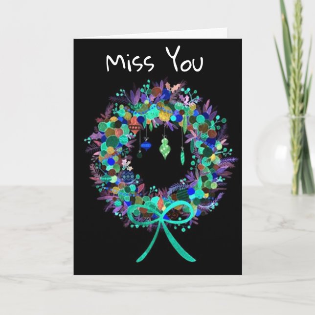 CARTÃO DE FESTIVIDADES DESEJO EM MILHAS PESSOAIS NO NATAL (Frente)