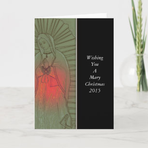 Cartão De Festividades Desejo-lhe uma Mary Natal 2015