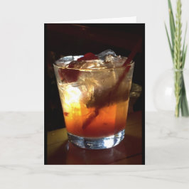 Cartão De Festividades Desejo-Te Um Velho Natal Fashiado!