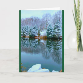 Cartão De Festividades Desejo-Te Uma Bela Estação De Natal