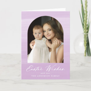 Cartão De Festividades Desejos da Páscoa de Fotografias do Arch 2 de Aqua