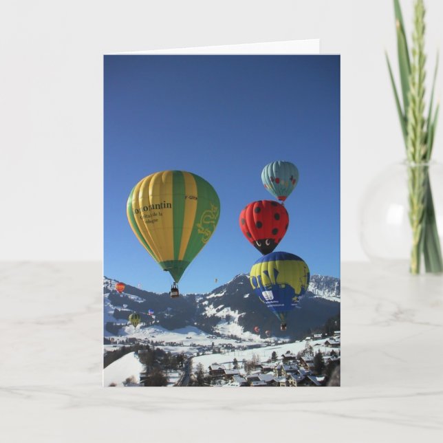 Cartão De Festividades desejos de borbulhamento (Frente)