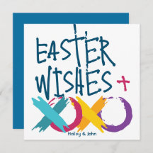 Desejos divertidos da Páscoa, abraços e beijos | B