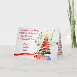 Cartão De Festividades Desejos do Natal para tudo