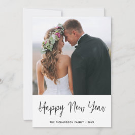 Cartão De Festividades Desejos Simples | Feliz ano novo de fotos