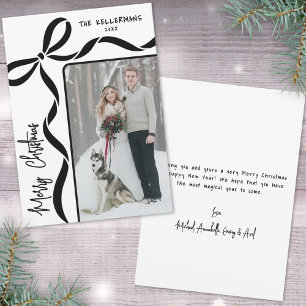 Cartão De Festividades Desenho à Mão Caprichoso Feliz Natal