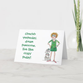 Cartão De Festividades Desenho do aconselhamento amigável de Jovem Assegu