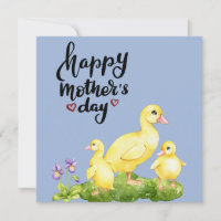 Desenho do Pato-Mãe e dos Patos
