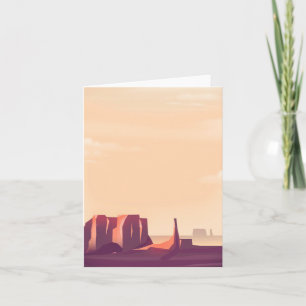 Cartão De Festividades Desert Canyons