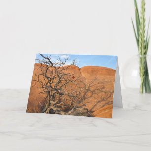 Cartão De Festividades Desert Tannenbaum