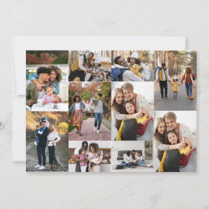 Cartão De Festividades Design da Sua Própria Colagem de Fotos 10