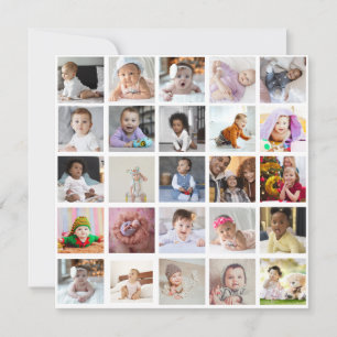 Cartão De Festividades Design da Sua Própria Colagem de Fotos 25