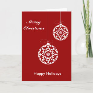 Cartão De Festividades Design de Enfeites de natal de decorativos persona