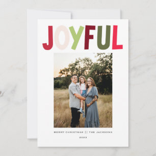 Cartão De Festividades Design de Natal vibrante e alegre