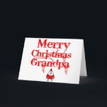 Cartão De Festividades design do vovô<br><div class="desc">o Natal do vovô fará grandes artigos</div>