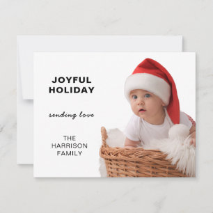 Cartão De Festividades Design Elegante e Chique para Feliz Parabéns de Fi