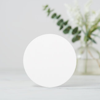 Cartão De Festividades Design simples branco personalizado Adicionar foto