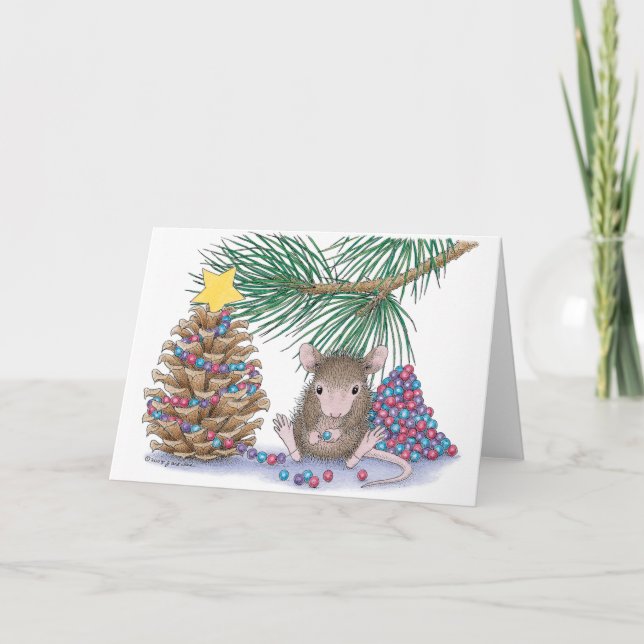 Cartão De Festividades Designs para mouse doméstico® (Frente)