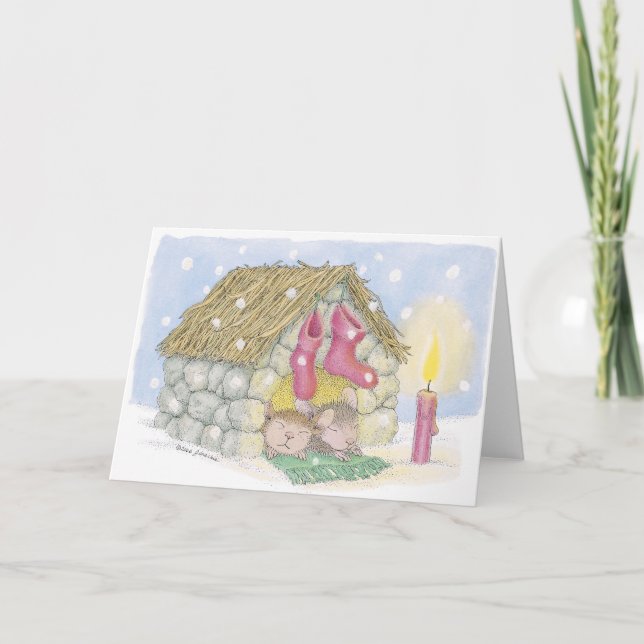 Cartão De Festividades Designs para mouse doméstico® (Frente)