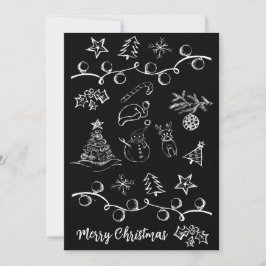 Cartão De Festividades dessins motifs de Noël