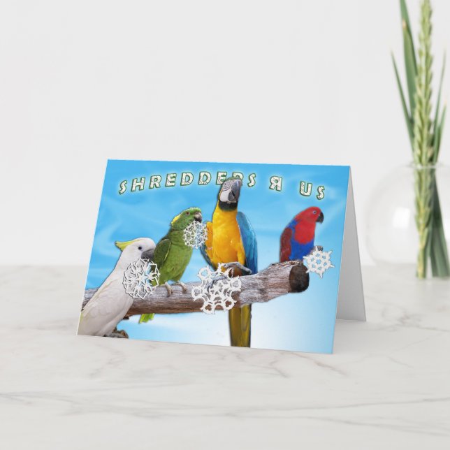 Cartão De Festividades Destruidores R Us (Frente)