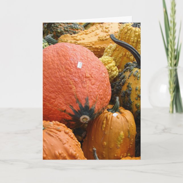 Cartão De Festividades Deus, Ação de Graças (Frente)