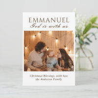 Deus EMMANUEL está conosco Bíblia Natal