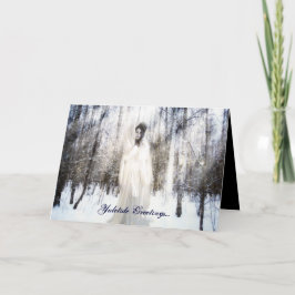 Cartão De Festividades Deusa de inverno