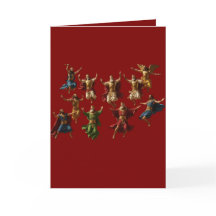 Dez Senhores Saltando Os Dez Mandamentos Vetor