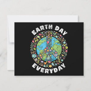 Cartão De Festividades Dia da Terra Todos os Dias Dia da Terra