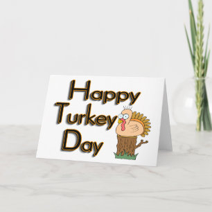 Cartão De Festividades Dia da Turquia