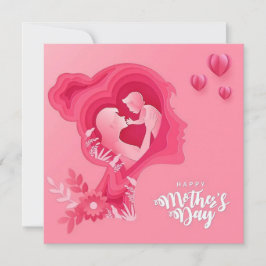 Cartão De Festividades Dia de as mães