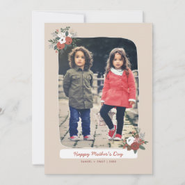 Cartão De Festividades Dia de as mães de Buquê simples