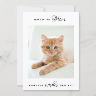 Cartão De Festividades Dia de as mães de Fotografias de Pet Personalizad