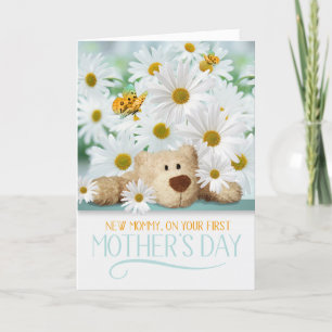 Cartão De Festividades Dia de as mães do Urso de Mamãe 1