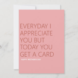 Cartão De Festividades Dia de as mães engraçado