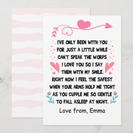 Cartão De Festividades Dia de as mães Feliz 1rua Personalizado, Nomes Per