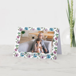 Cartão De Festividades Dia de as mães Mãe Avó Nana Personalizar