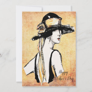 Cartão De Festividades Dia de as mães/presente feliz para a mamãe/placa d