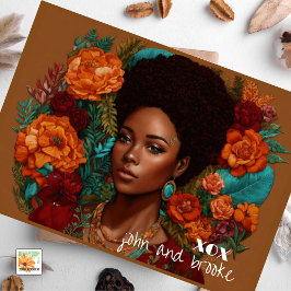 Cartão De Festividades dia de as mães sincero com foto e flores