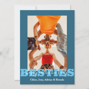 Cartão De Festividades Dia de Bestie dos Melhores Amigos da Elegante