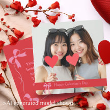 Dia de Galentine Melhor Amiga com Foto e Mensagem