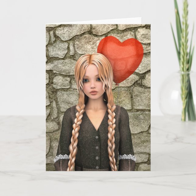 Cartão De Festividades Dia de os namorados (Frente)