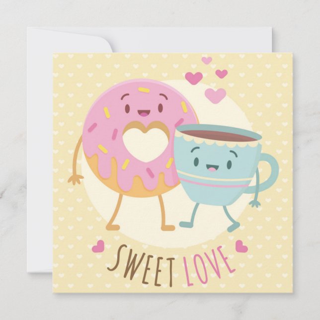 Cartão De Festividades Dia de os namorados (Frente)