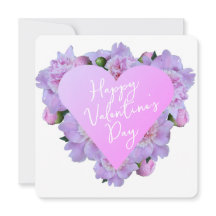 Dia de os namorados Coração Flores Rosa Púrpura El