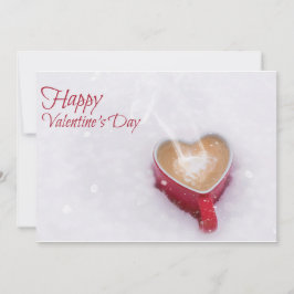 Cartão De Festividades Dia de os namorados de café