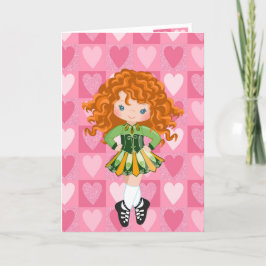Cartão De Festividades Dia de os namorados de Coração Monocromático, Rosa