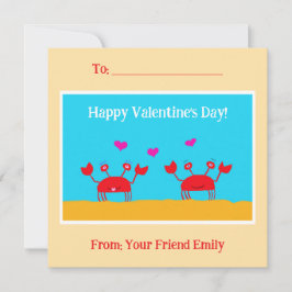 Cartão De Festividades Dia de os namorados de Crianças de Amizade Coração